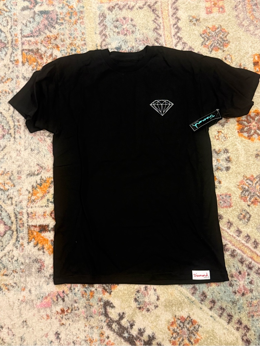 Diamond Supply Co. STAFF T-Shirt Men’s M Black Made in USA NWT hard to find
